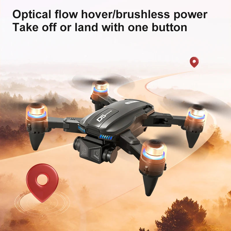 Lenovo D5 Drone 8K Aerial HD Dual Camera Photography Intelligent Obstacle Avoidance Brushless Power 5G WIFI GPS Return Drone